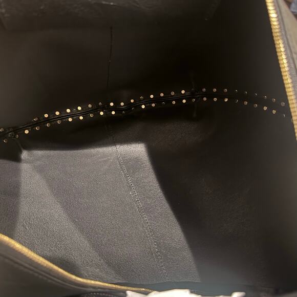 Madewell The Essential Curve Shoulder Bag Leather True Black One Size NWOT - Picture 10 of 13